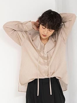 Amazon | [ノーリーズ] ラッフルカラーブラウス 5-0036-1-01-003